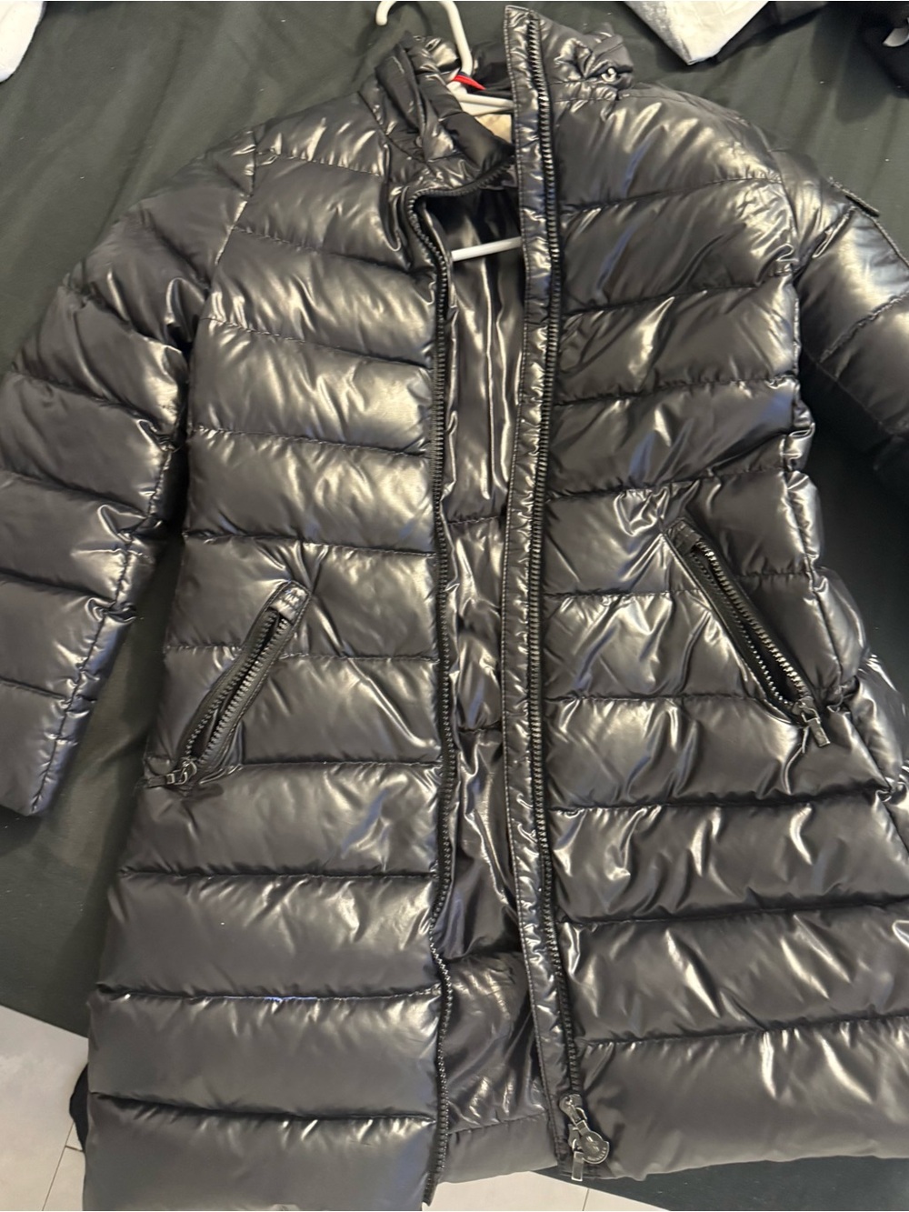 Black Quilted Puffer Coat - Women's Lightweight Winter Jacket
